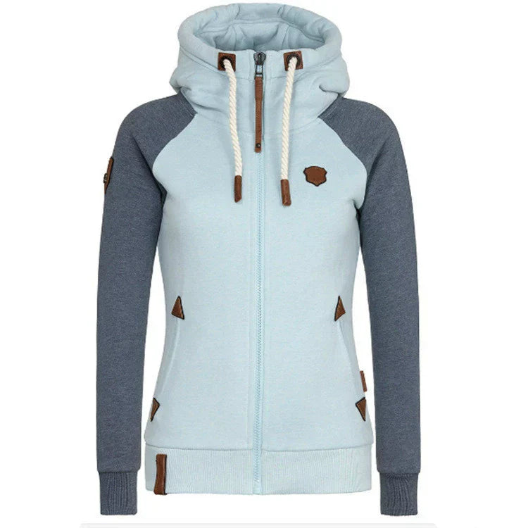 GR | Casual sweatshirt with half zipper