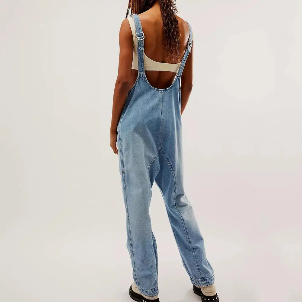 GR | Stylish denim jumpsuit