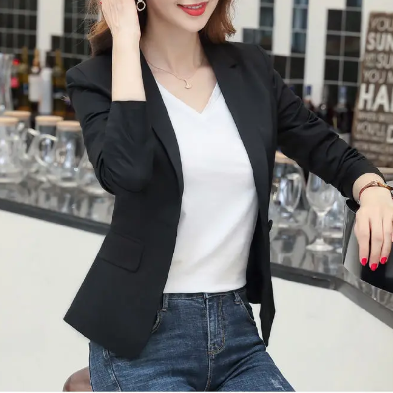 GR | Elegant women's blazer with long sleeves, ideal for work
