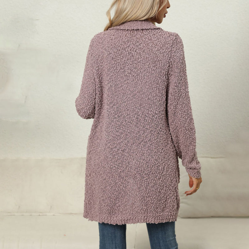 GR | Lässiger Einfarbiger Cardigan