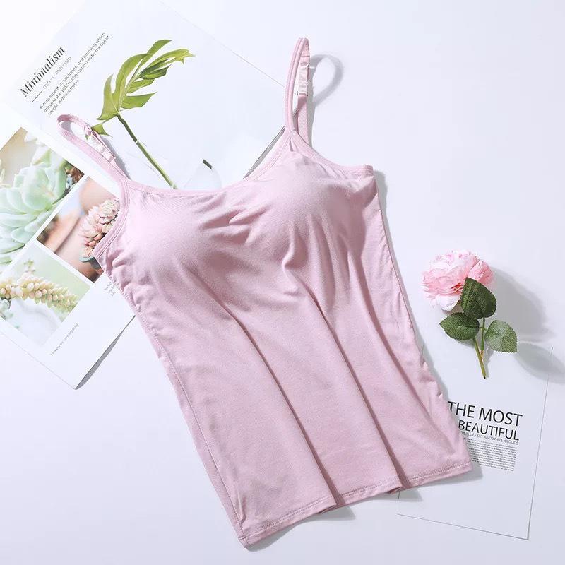 GR | Comfortable tank top with integrated bra for women