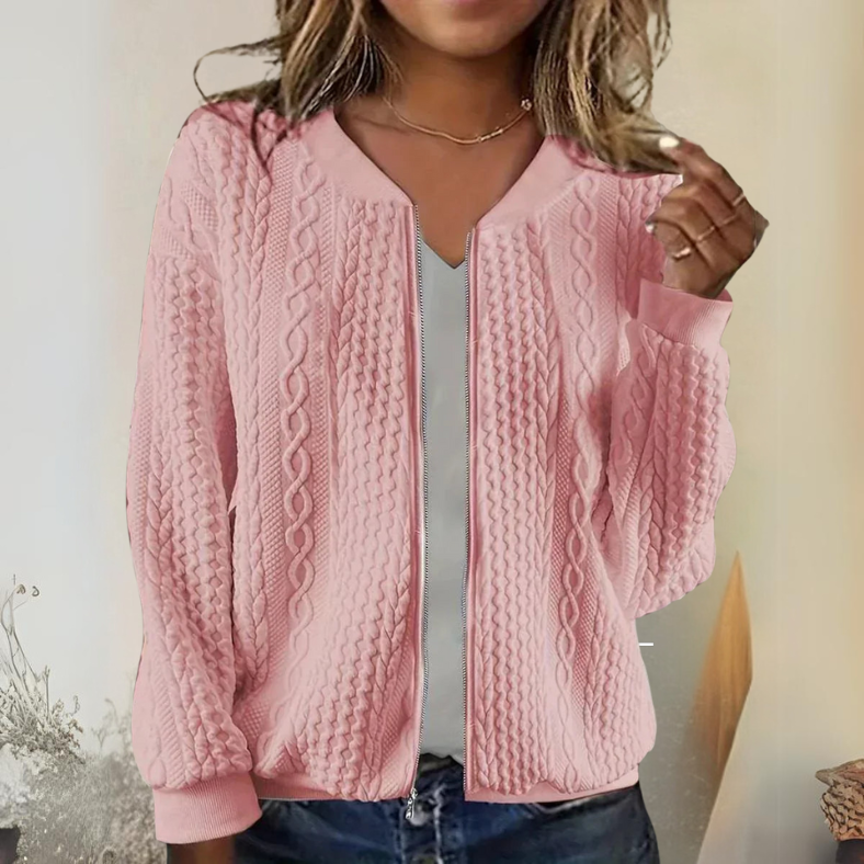 GR | Comfortable zip-up jacket for women