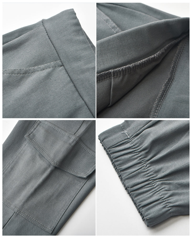 GR | Cargo-Hosen mit Gummibund in der Taille