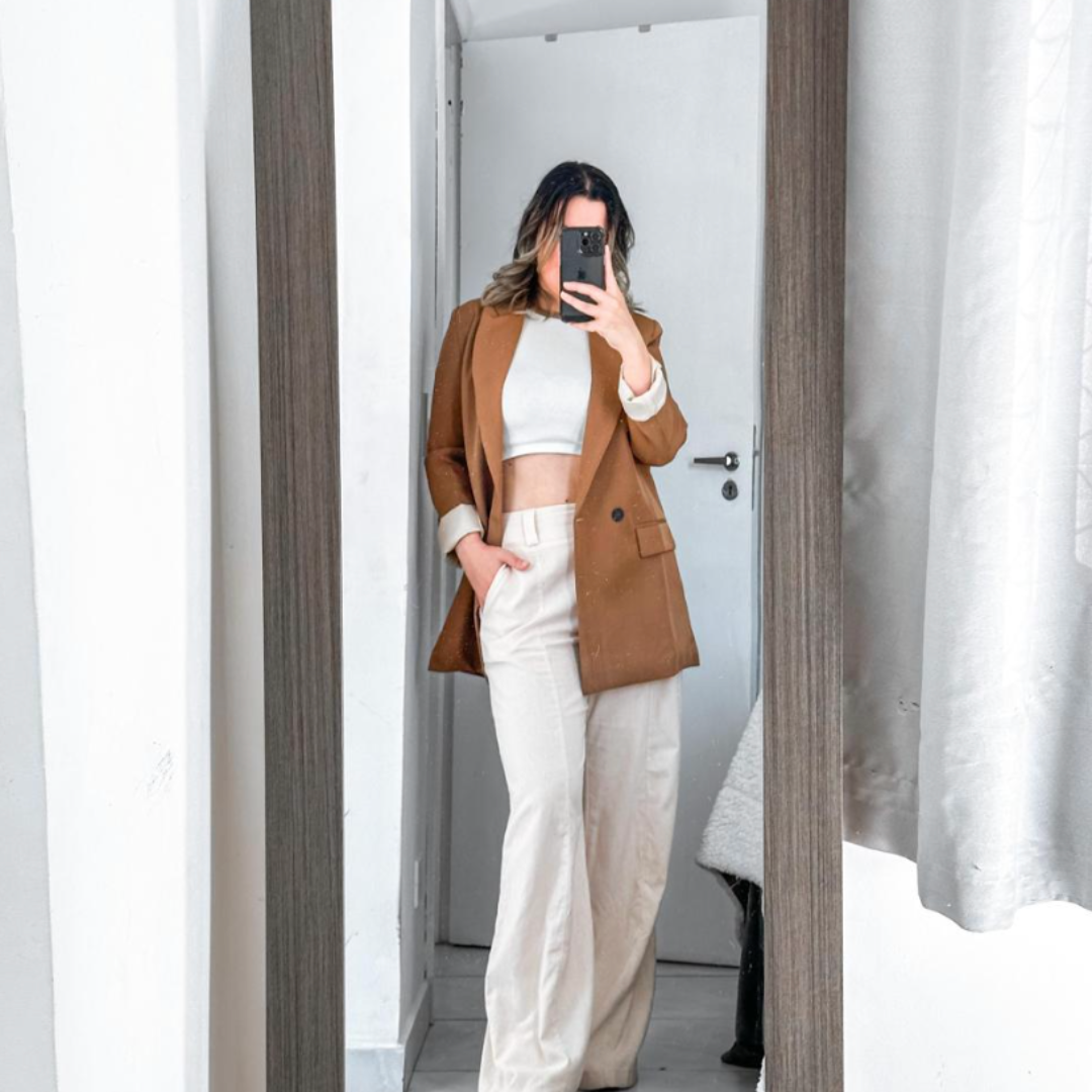 GR | Comfortable, trendy long blazer for autumn