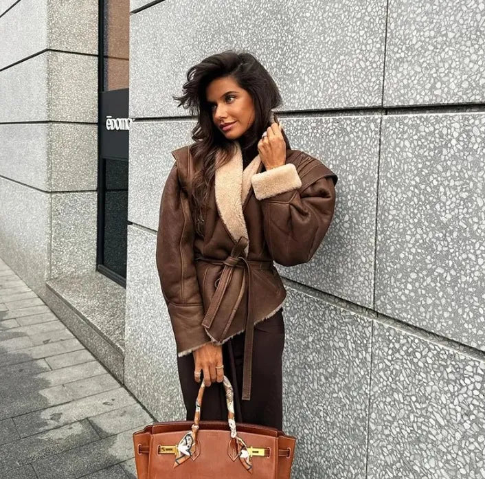 GR | Suede jacket for women