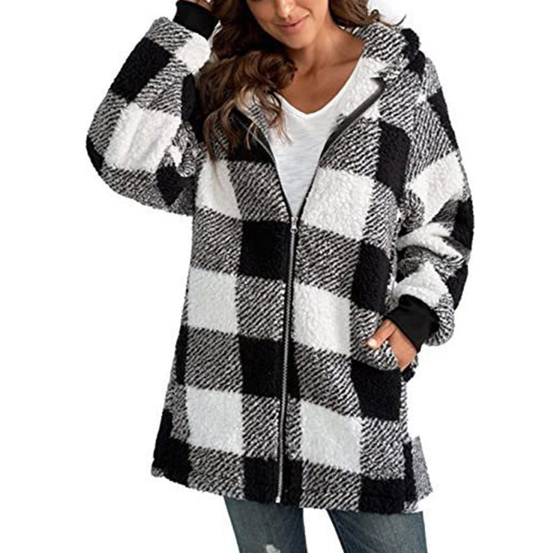 Checkered coat
