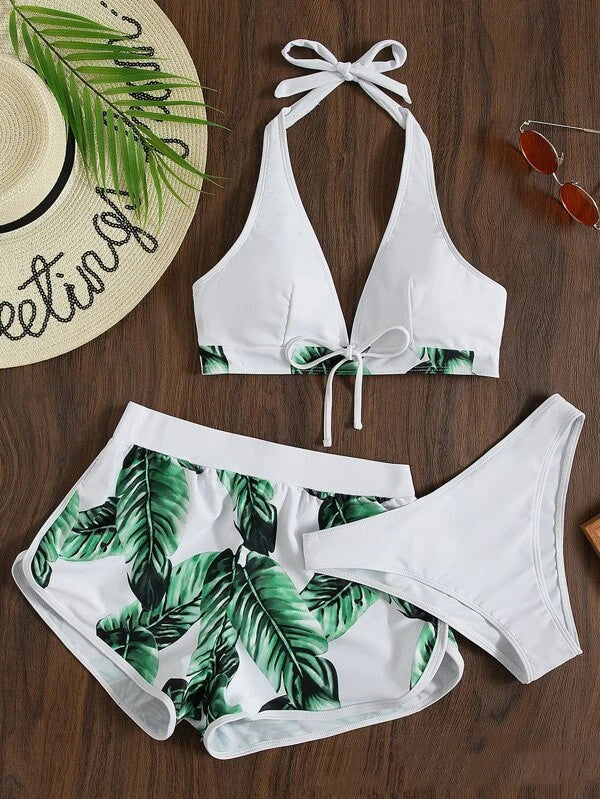 GR | Bikini and Shorts Set for Women
