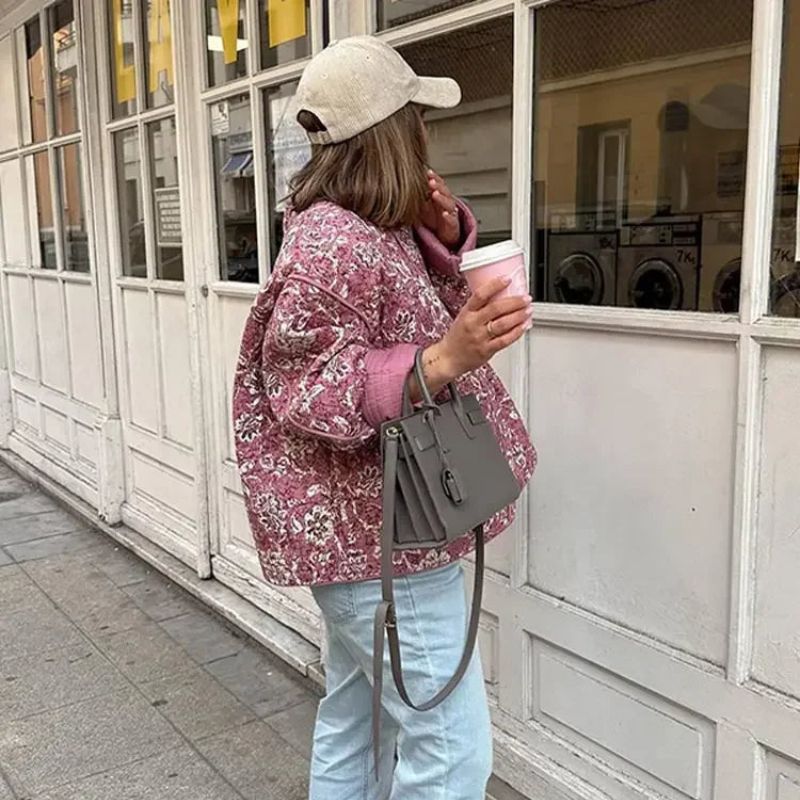 GR | Floral, Padded Jacket