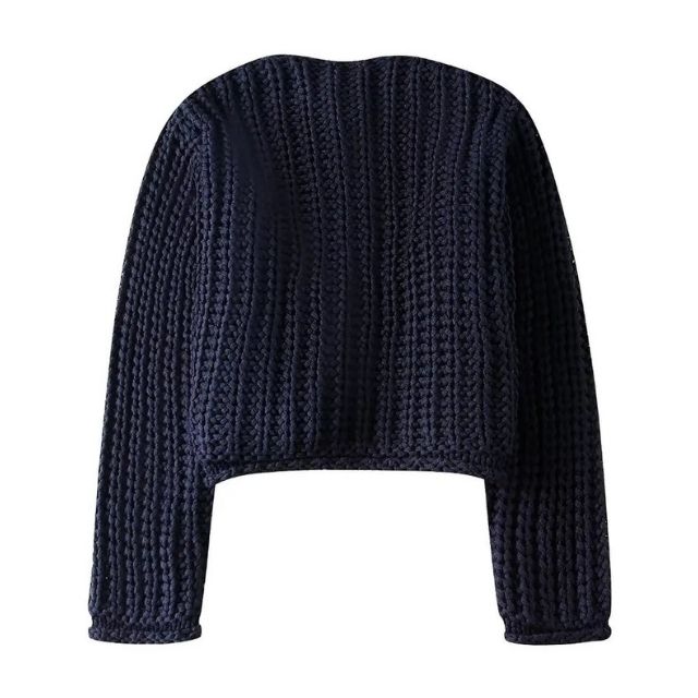 GR | Chunky knit cardigan with large buttons