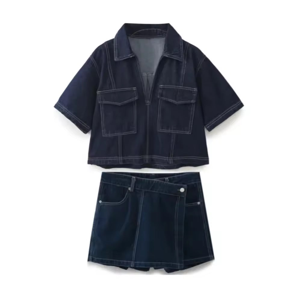 GR | Trendiges Denim Satz Urban Chic