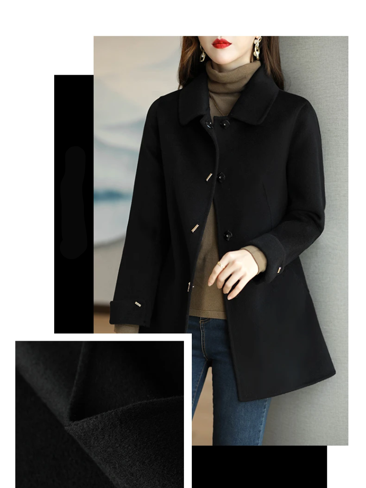 GR | Classic trench coat with peak collar