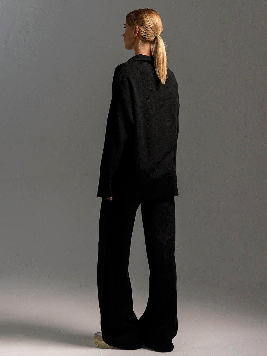 GR | Set of trousers and knit sweater