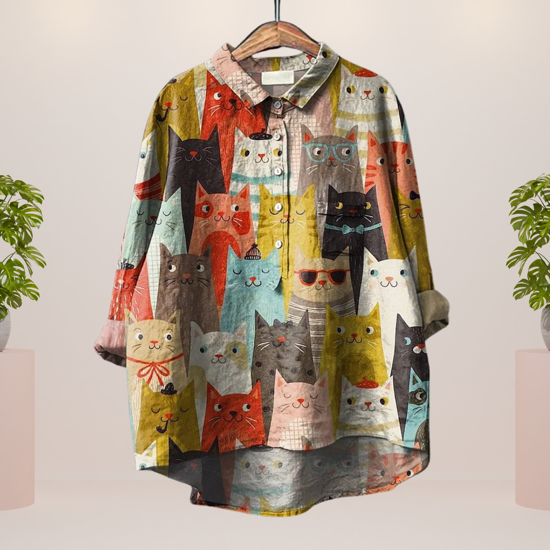 GR | Exclusive women's shirt with art print