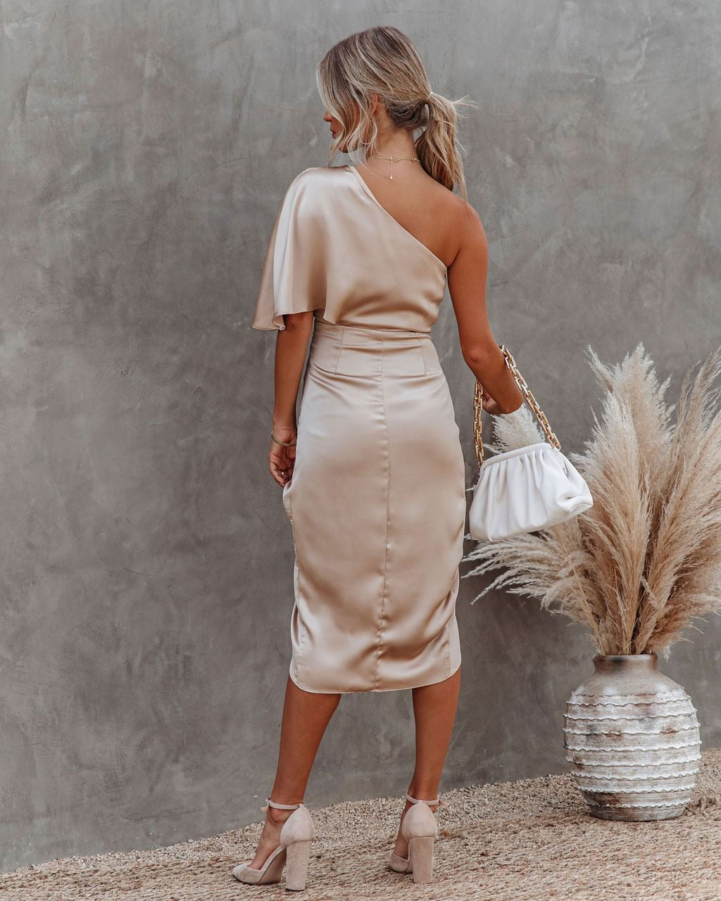 GR | Sexiest one-eyed asymmetrical skirt dress women's evening dress