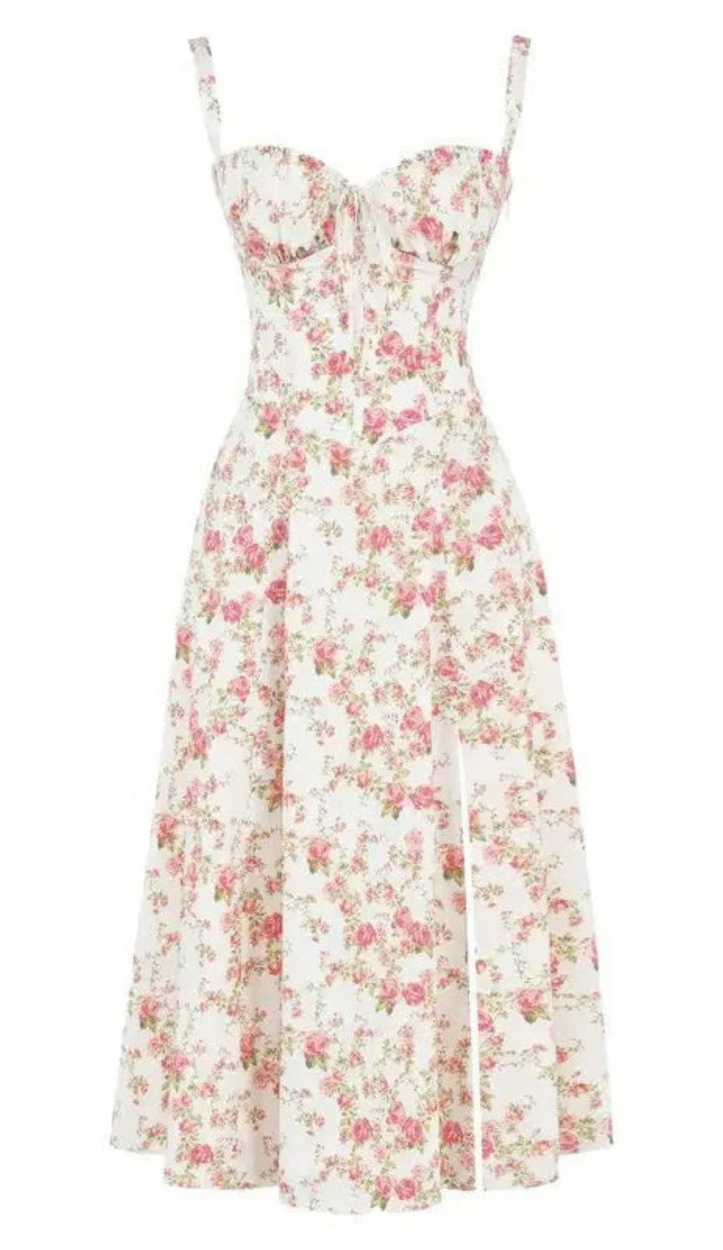 GR | Blumen Kleid für Frauen Midi