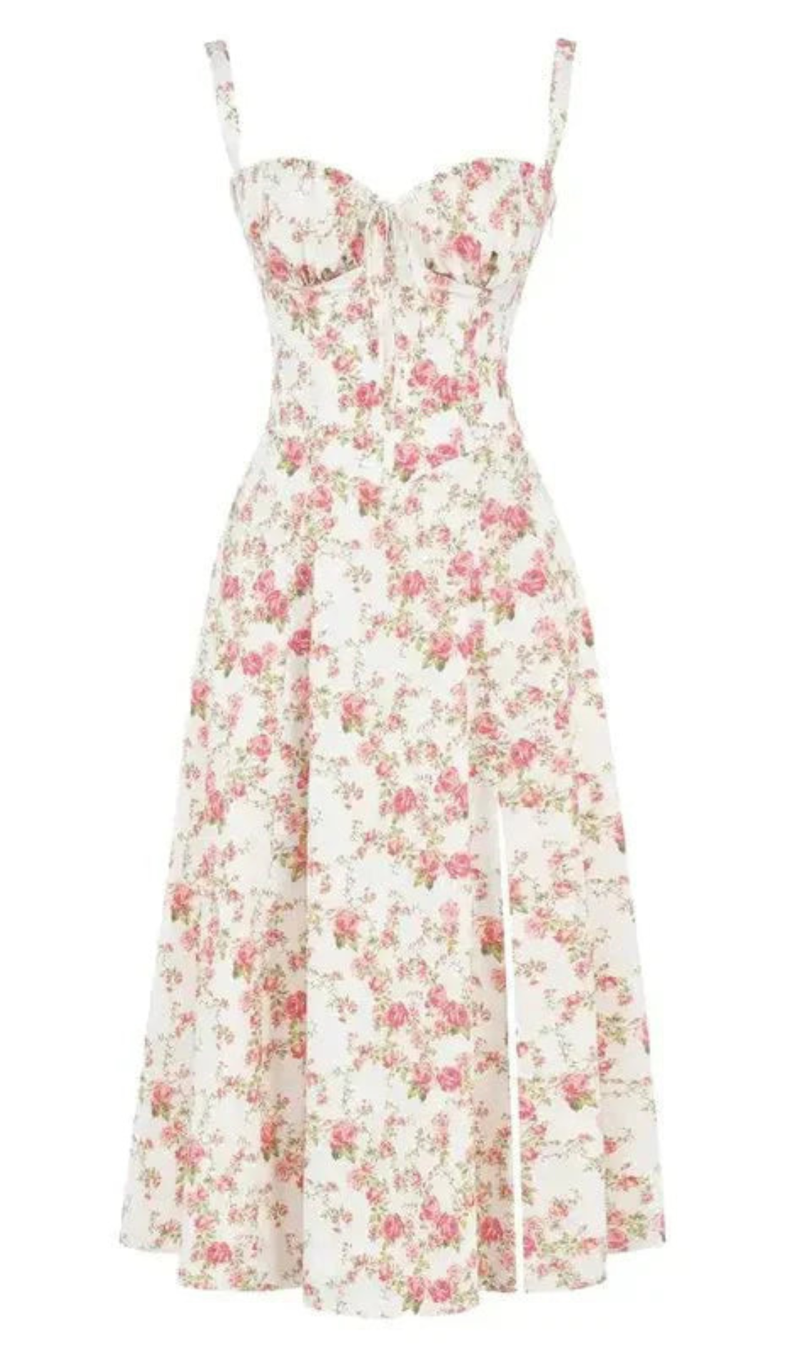 GR | Blumen Kleid für Frauen Midi