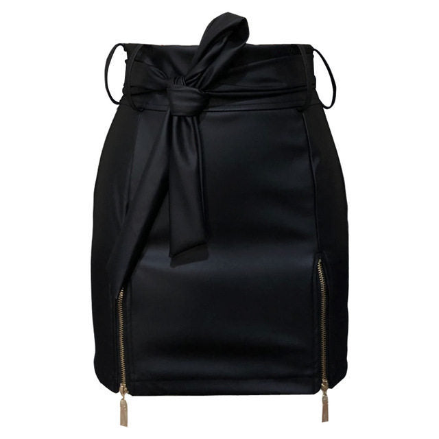 GR Leather Women's Short Mini Skirts 