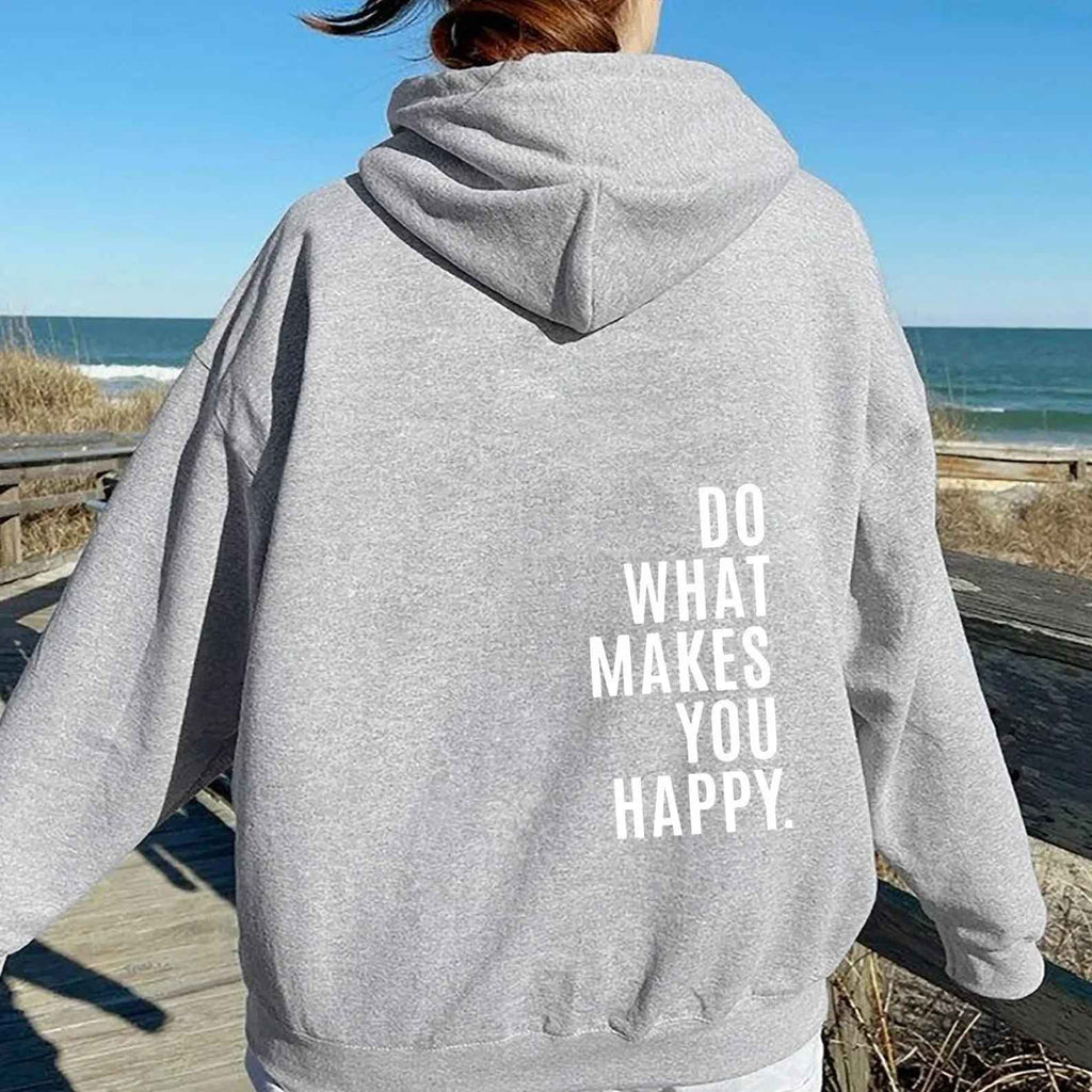 GR - Damen Hoodie - Lässiger Streetstyle mit Schriftzug