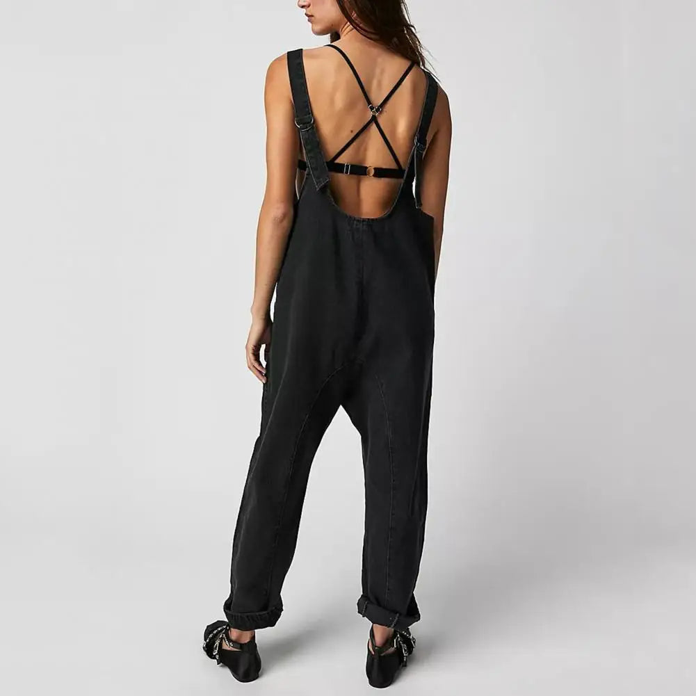 GR | Stylish denim jumpsuit