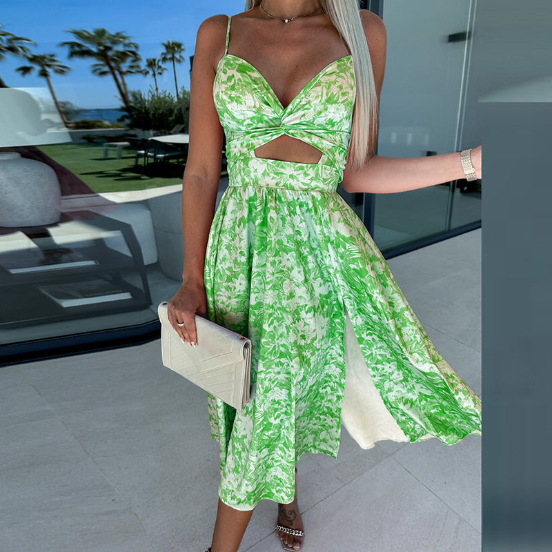 GR | High-slit cocktail dress 