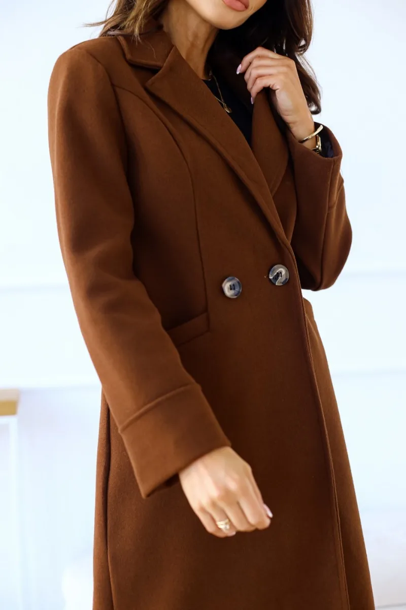 GR | Classic long trench coat with