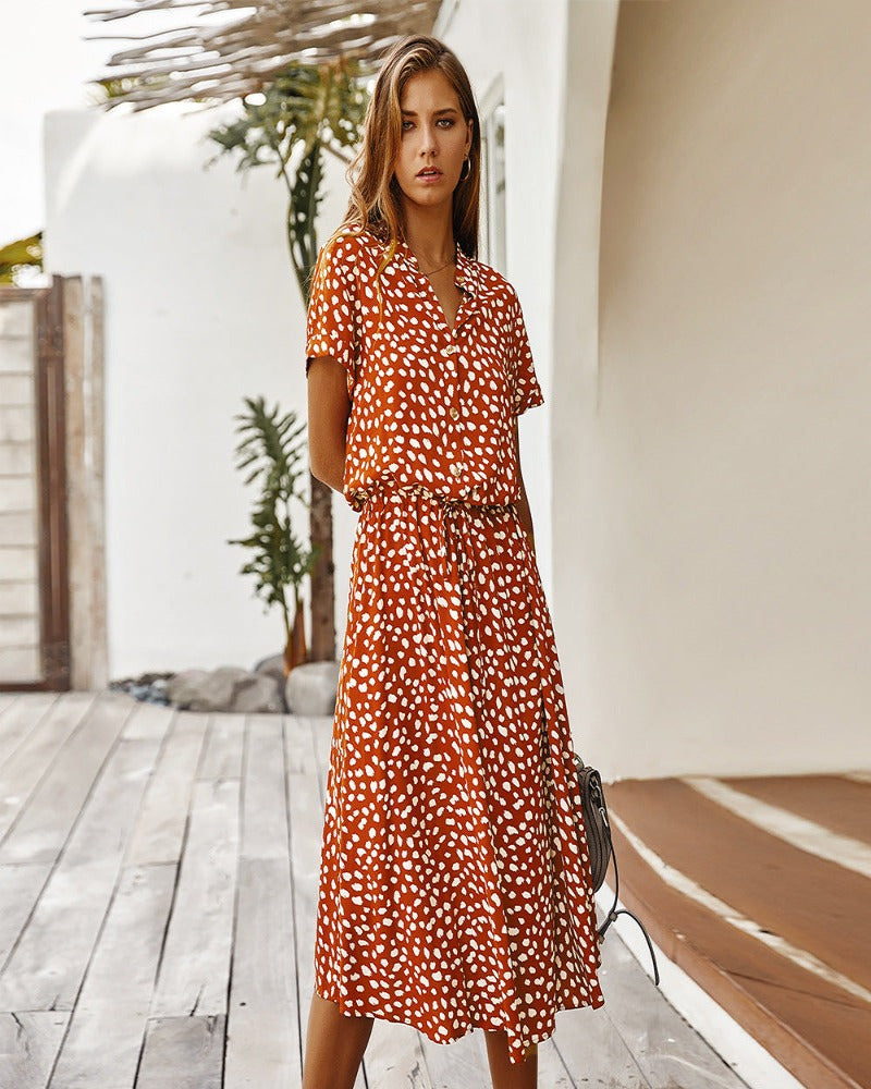 GR | Hemdkleid Für Damen Midi