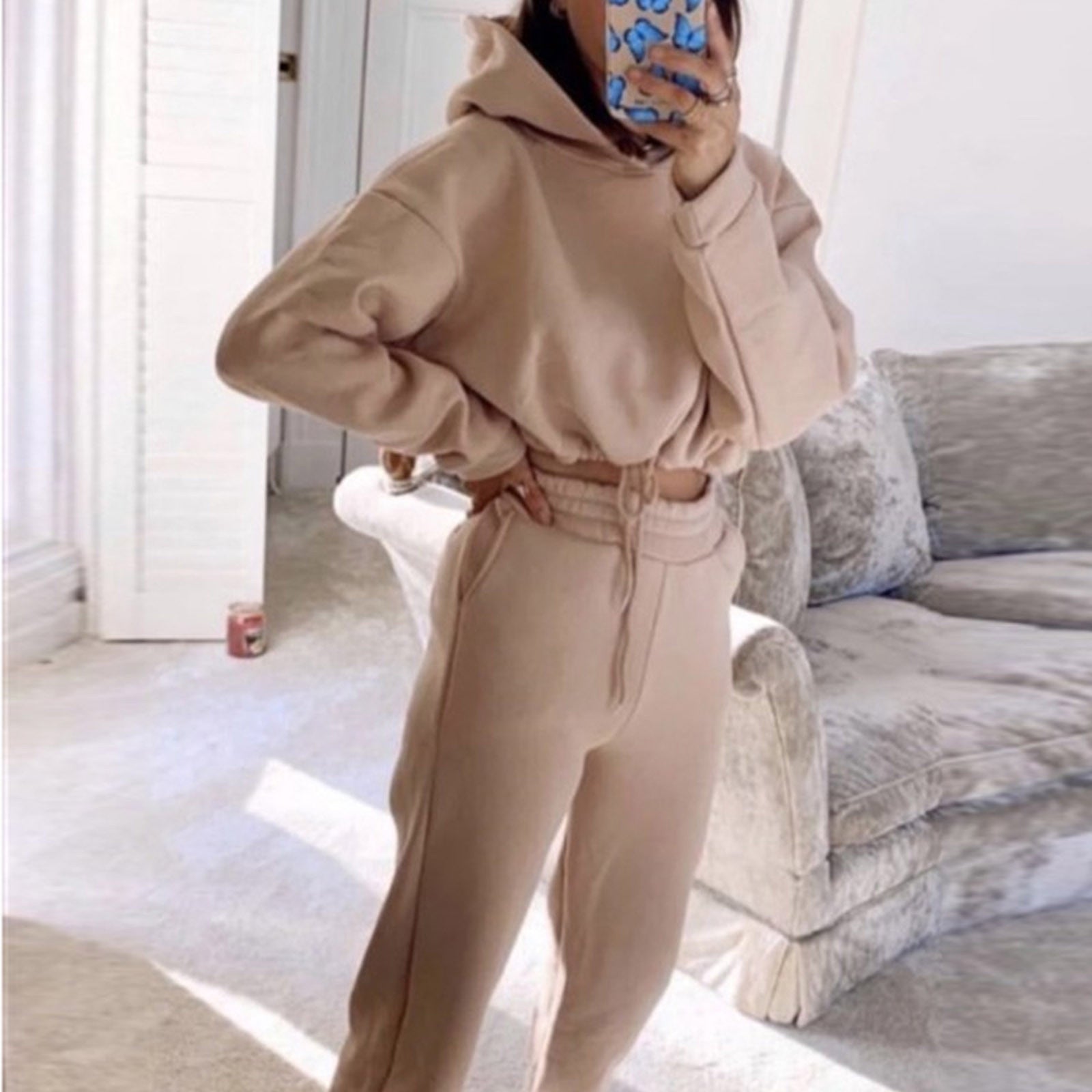 GR Elegance - Women's 2-piece tracksuit with long-sleeved hoodie 