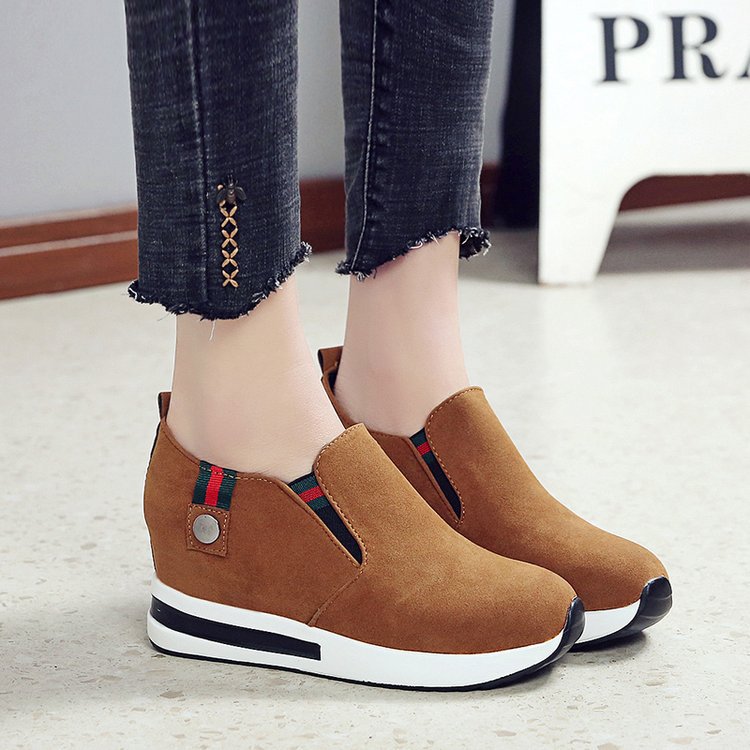 Damen Wedge-Sneaker mit modernem Slip-On-Design und bequemer Sohle GR