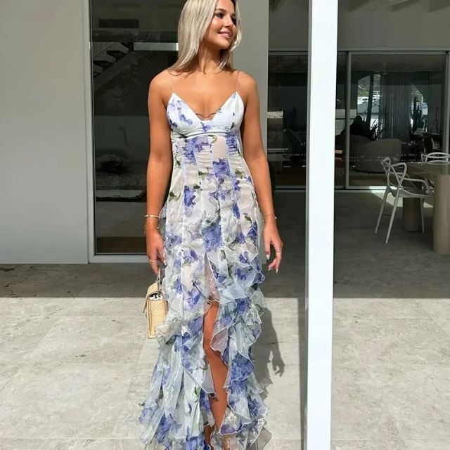 GR | Floral print dress