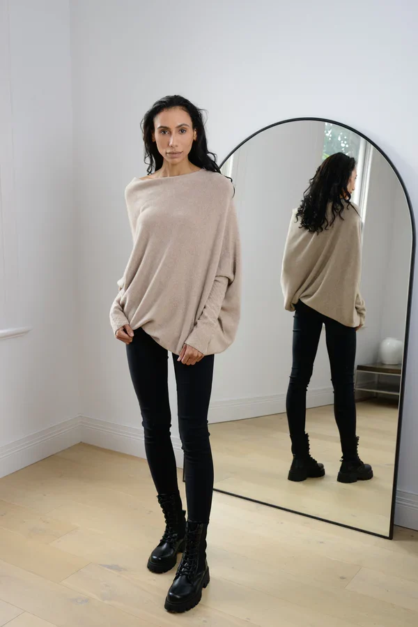 Mariemi™ - Asymmetrically Draped Sweater