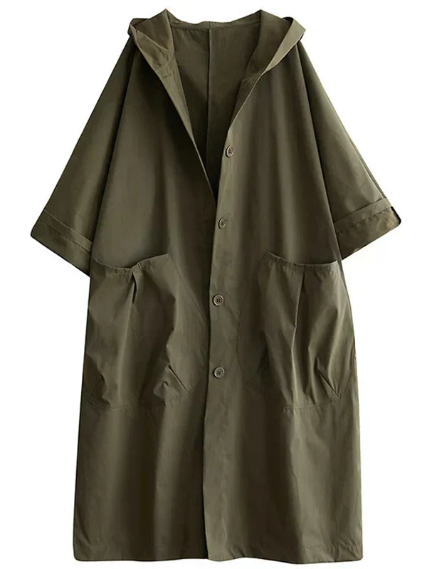 GR | Long Waterproof Trench Coat