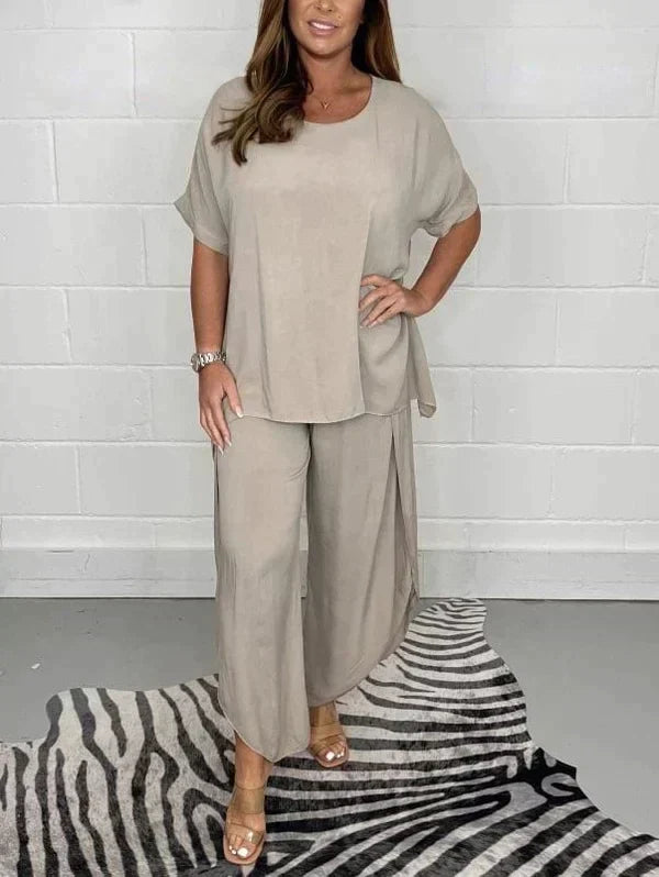 GR | Two-piece suit set with sleeves for women | Stylish and comfortable outfit