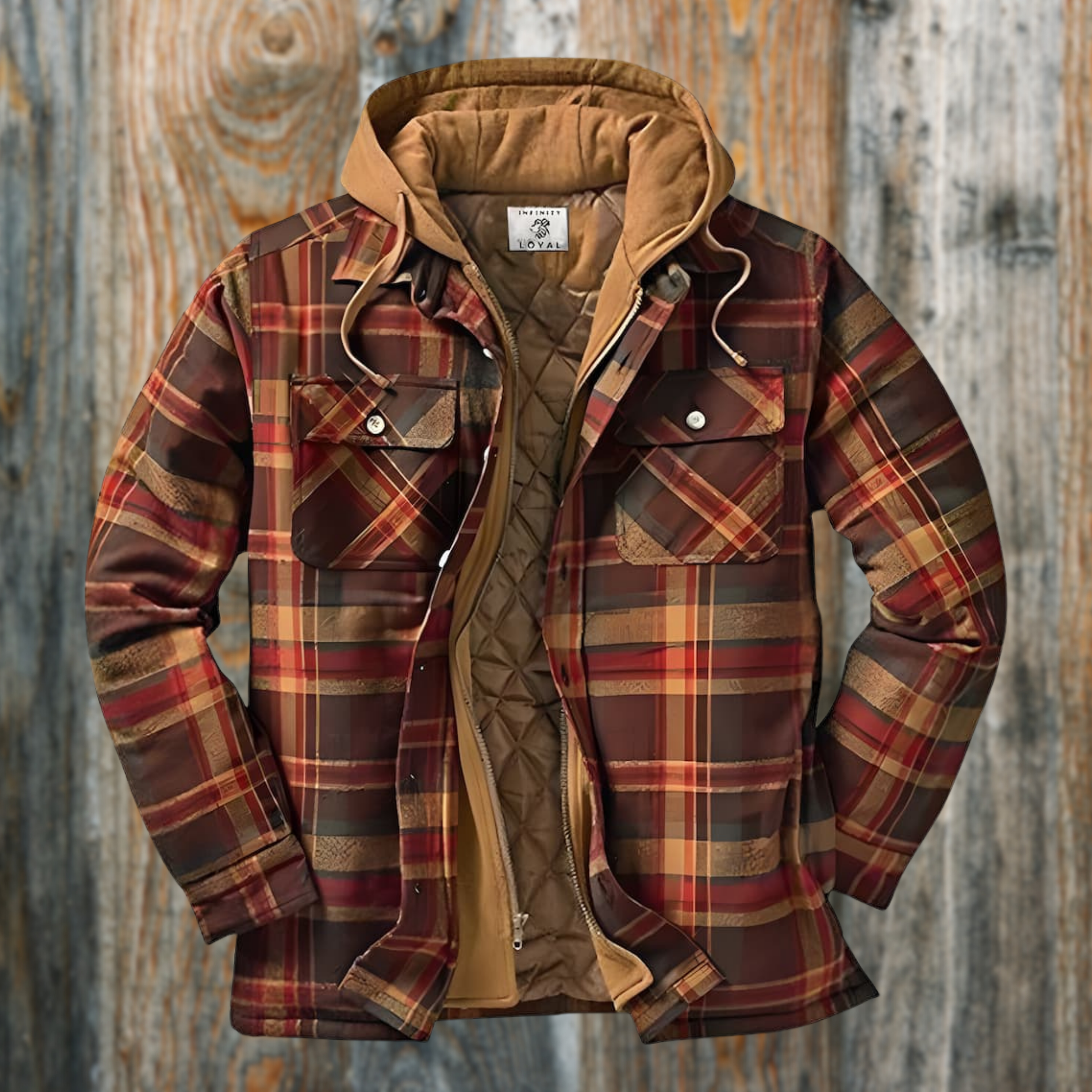 GR | Lined lumberjack jacket