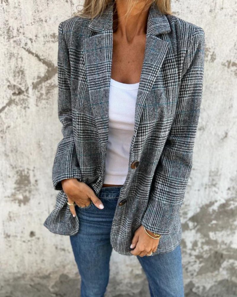 GR | Classic Check Blazer