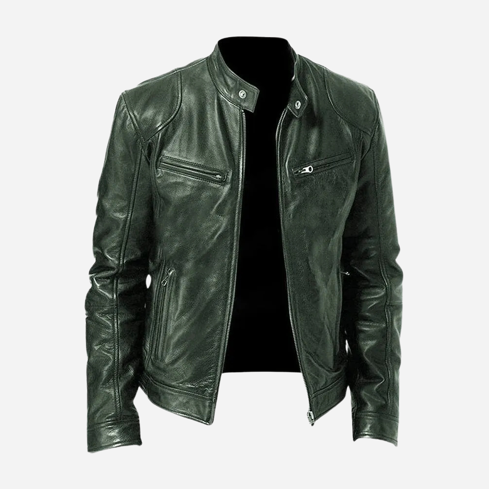 GR | Stylish Moto Leather Jacket