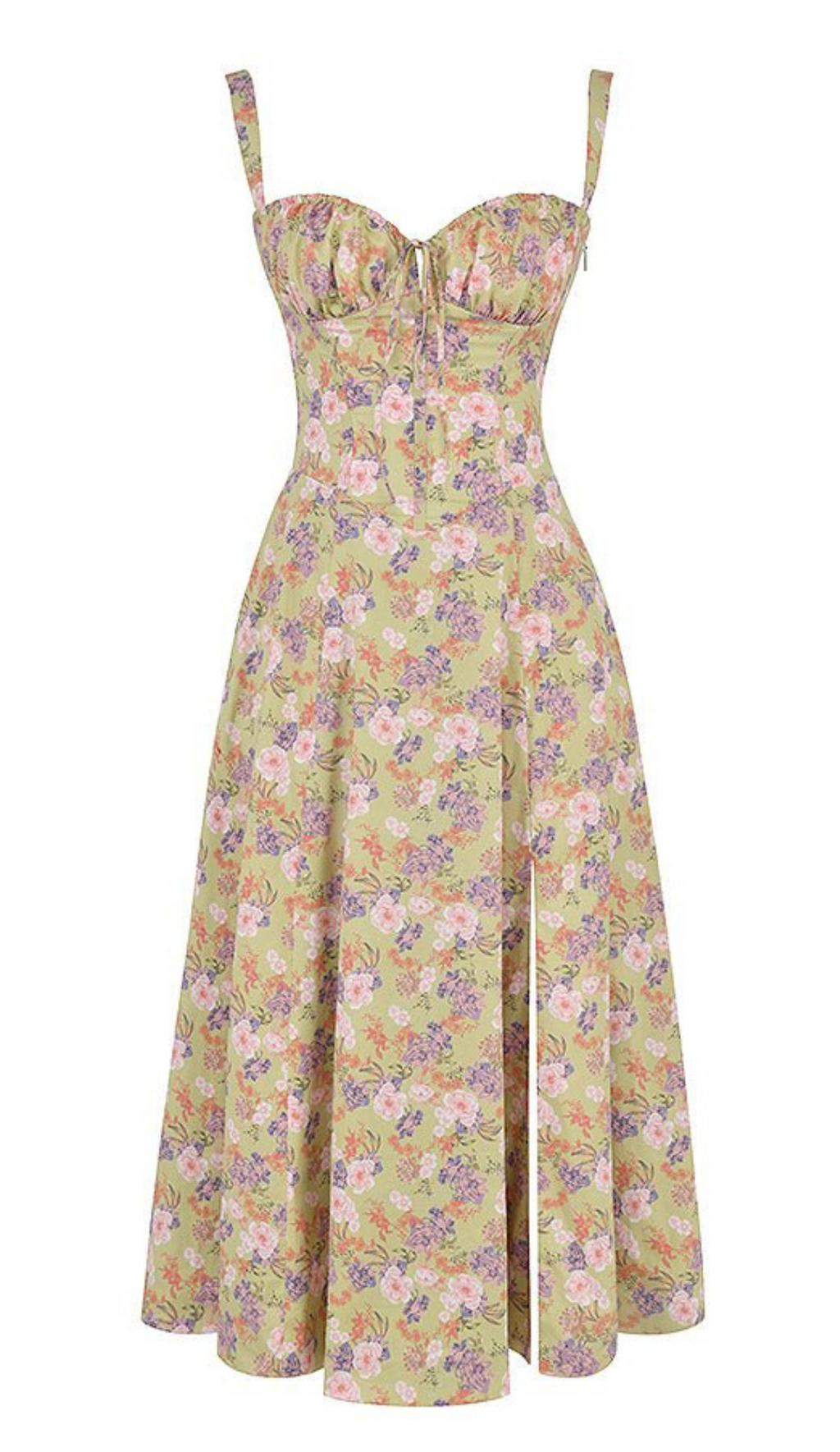 GR | Blumen Kleid für Frauen Midi