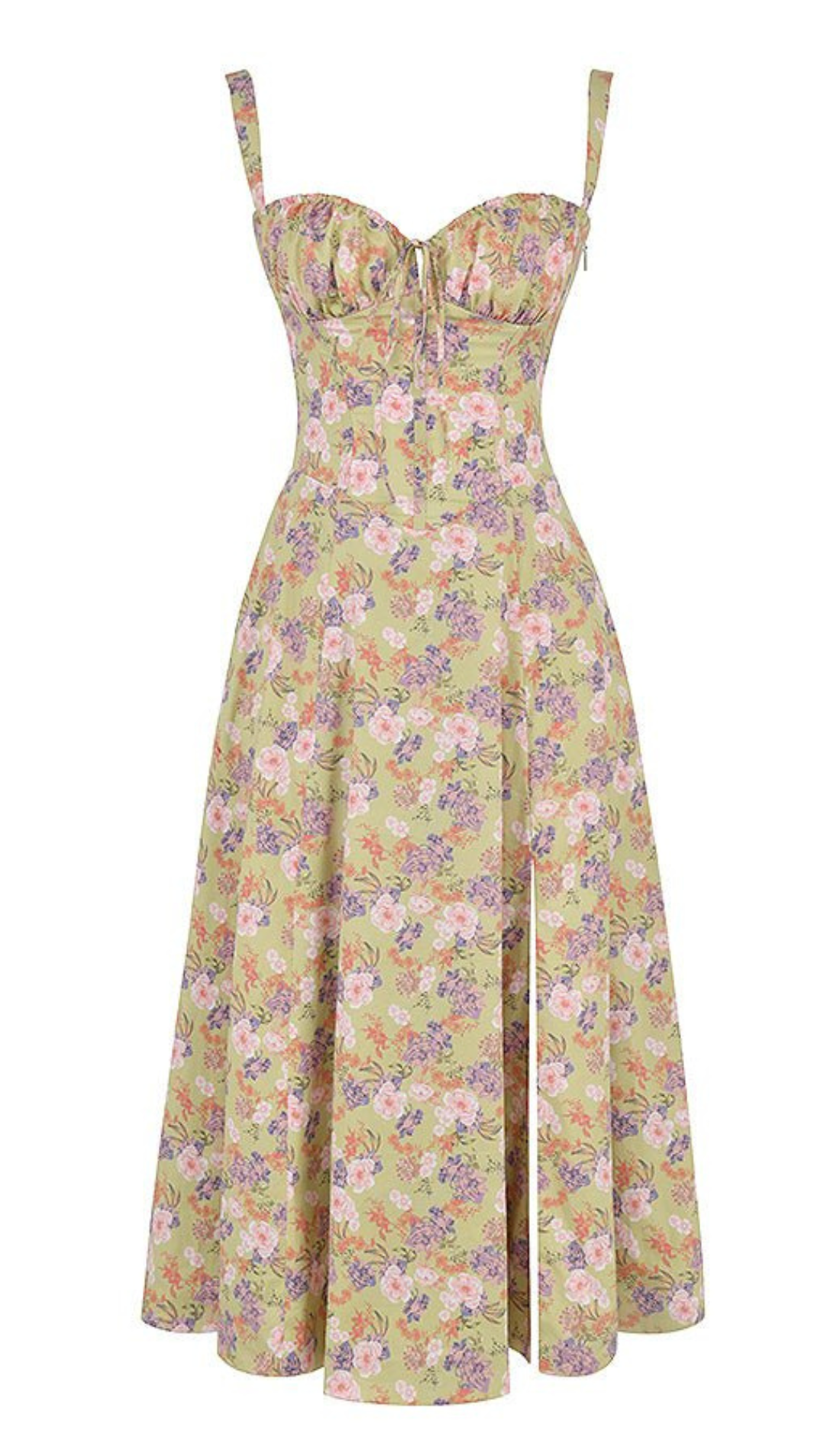 GR | Blumen Kleid für Frauen Midi