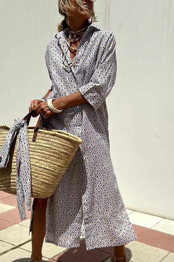 GR | Luftiges Sommerkleid mit Floralem Muster