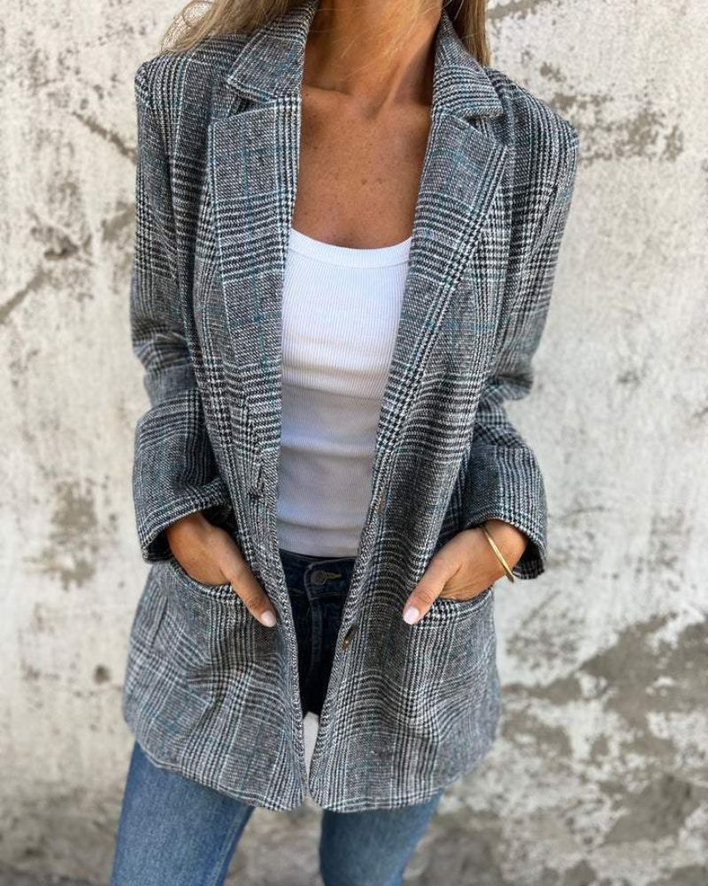 GR | Classic Check Blue Jacket