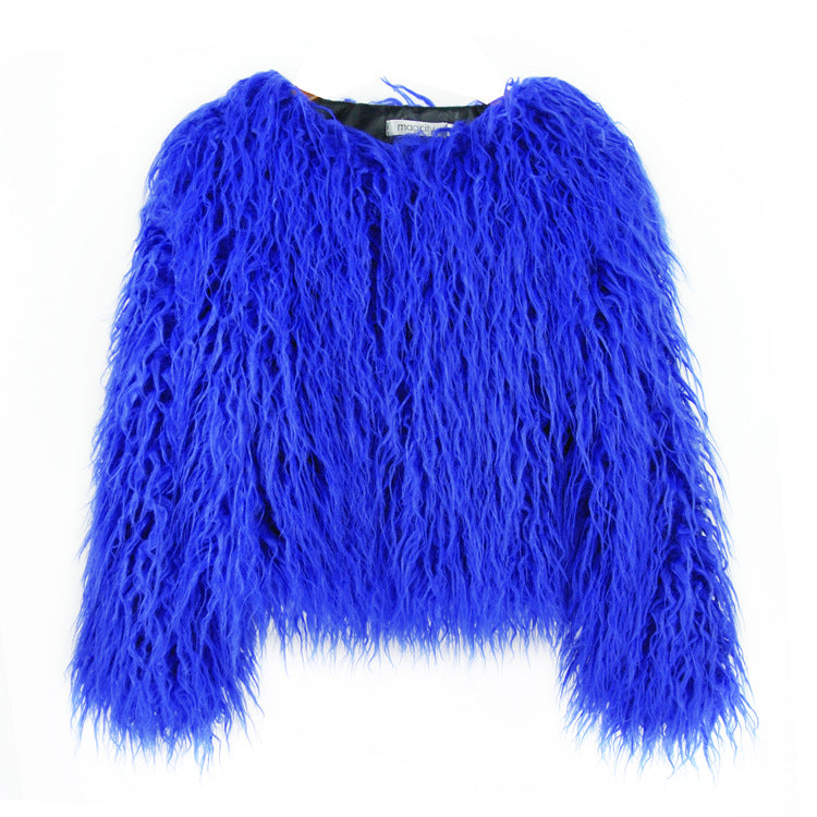 GR Boho faux fur coat