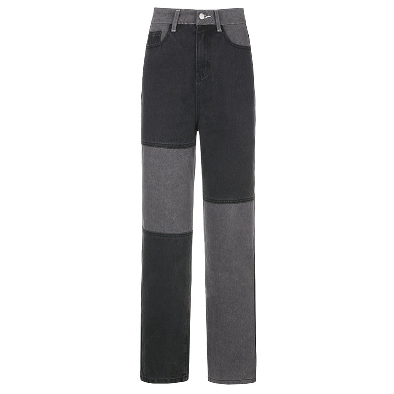 GR Jeans mit hohem Bund und geradem Bein Damen