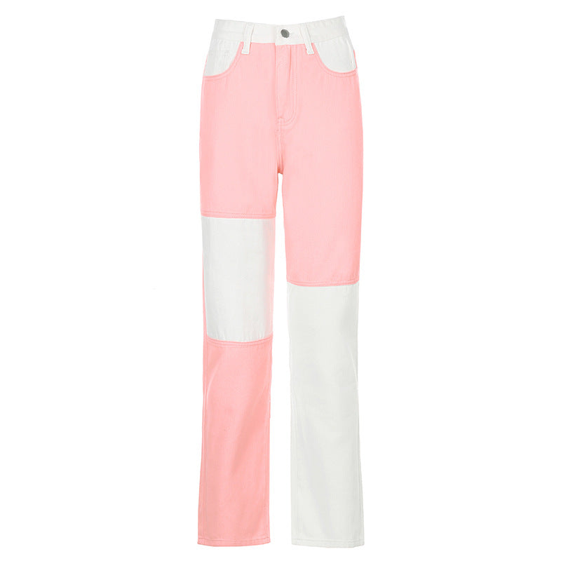 GR Jeans mit hohem Bund und geradem Bein Damen