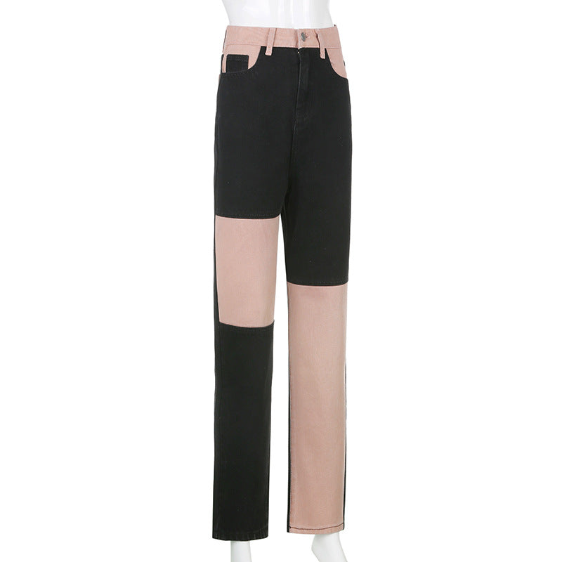 GR Jeans mit hohem Bund und geradem Bein Damen