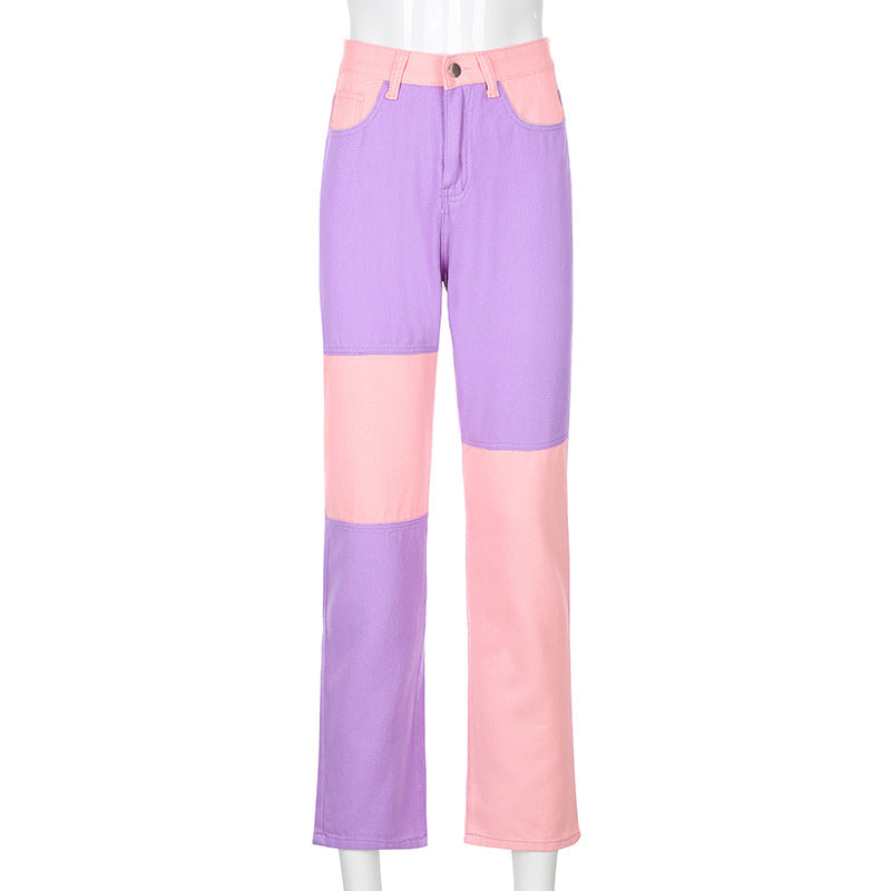 GR Jeans mit hohem Bund und geradem Bein Damen