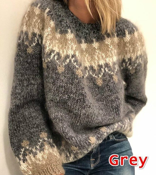 GR | Warm knitted sweater