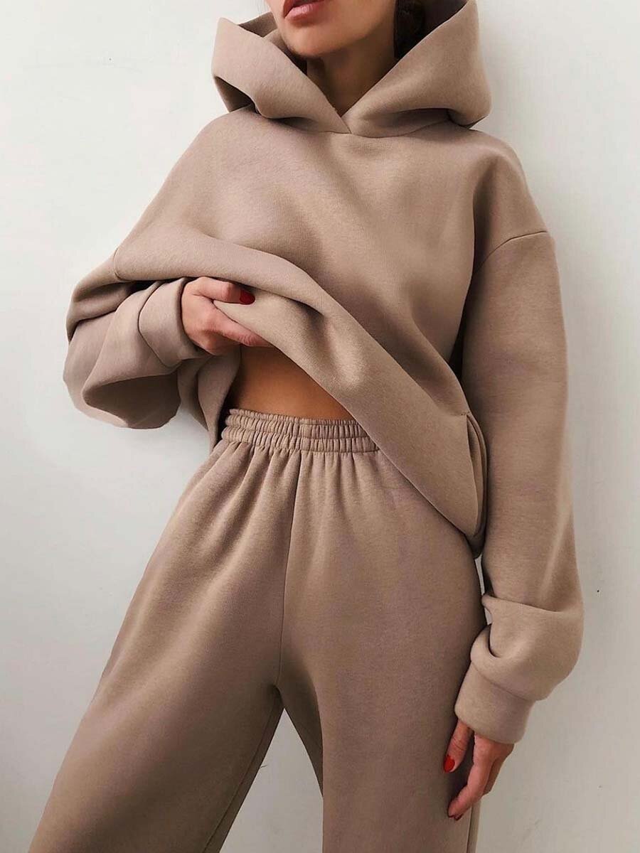 GR | teil Jogginganzug - Oversized Tracksuit mit Kapuze und Sweatpants