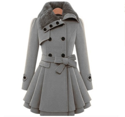 GR wool coat in slim fit