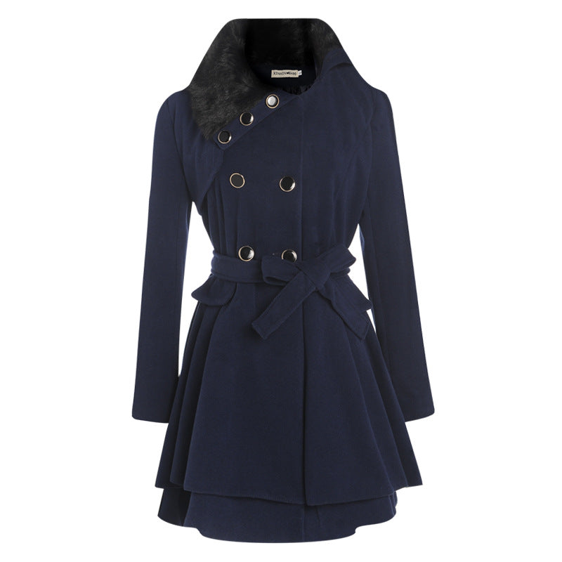 GR wool coat in slim fit