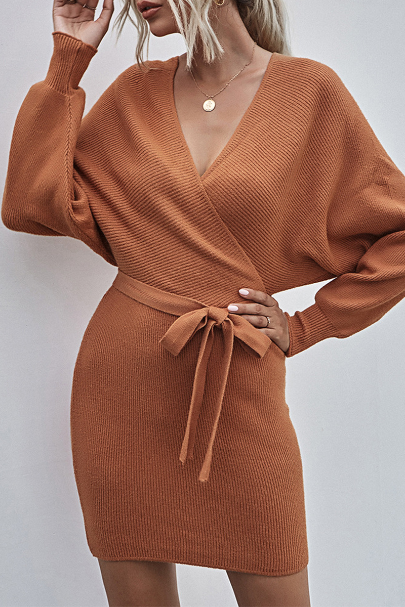 Casual and fashionable winter dress