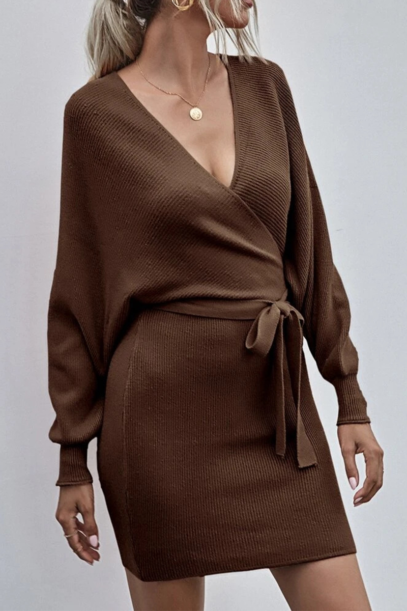 Casual and fashionable winter dress